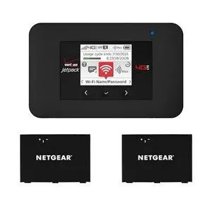 Verizon Wireless Jetpack Netgear AC791L | Mobile Hotspot for Travel | 4G Mobile Portable WiFi | Unlocked Globally | Speed up to 300 Mbps | Battery Usage 20 Hours | EVDO-LINK Bundle - Verizon Sim Card