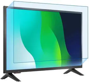 F FORITO 32 inch Anti Blue Light Matte TV Screen Protector, Eye Protection Anti Glare Computer Screen Cover Compatible with 32" TV Screen