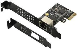 IO CREST 5.0GB PCIe Network Card  PCIe to 5.0 Gigabit Ethernet Network Card, Supports Windows 11/10/8.1/8/7, Win Server 2022/2019/2016, Linux