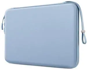 FINPAC Hard Laptop Sleeve Case for 15.3 inch MacBook Air M4 M3 M2 2025 2024, 16.2 inch MacBook Pro M4/M3/M2/M1 Pro/Max A2991 A2780 A2485 A2141, Waterproof Case for Surface Laptop/Book, Ice Blue