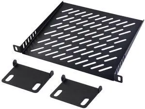 GeeekPi 0.5U Server Rack Shelf Vented Rack Mount Cantilever Tray for 10 Inch Network Equipment Rack & Cabinet and DeskPi Rackmate T1/T0 (2)