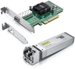 10GBase-SR SFP+ Transceiver & 10Gb PCI-E NIC Network Card to Intel X520-DA1