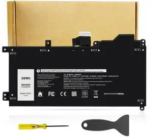 Futurebatt 1FKCC Laptop Battery Compatible with Dell Latitude 7200 7210 2-in-1 Series T04J T04J001 T04J002 T5H6P 09NTKM 9NTKM 0D9J00 D9J00 0KWWW4 KWWW4