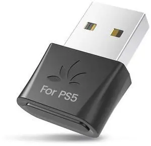 Avantree DG80-Gaming - USB Bluetooth 5.3 Adapter Dongle for PS5 & Gaming Consoles, with aptX-Adaptive & Low Latency, Wireless Audio Transmitter to Bluetooth Headphones & Earbuds