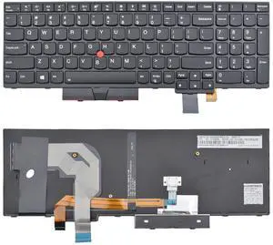 SUNMALL Replacement Keyboard Compatible with Lenovo IBM ThinkPad T570 T575 T580 P51S P52S 01ER582 01ER541 SN20M07934 01HX219 01HX259 SN20P41561 with Backlit