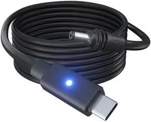 STARGEAR Starlink Mini Cable 6.5FT, 16AWG Starlink Cable with Indicator Light 140W USB C to DC, Accessories for Starlink Work with 60W+ PD Source, Compatible with 28V PPS 20V PD Protocols