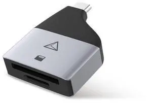 adonit Nest USB-C to Card Reader Adapter, Supports Secure Digital V30 UHS-I, Supports Both SD/Micro SD Card Reader, Grey