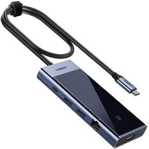 Inateck USB C Hub with 10 Ports, USB 3.2 Gen 2 Speed, 1.6ft Cable, HB2026