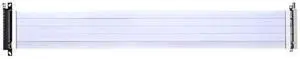 LIAN LI Premium PCI-E 16X 4.0 White Extender Riser Cable 600 mm, White Color - PW-PCI-4-60W