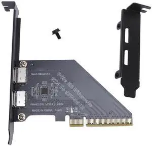 PCIe 4.0 X8 to Oculink Card, 128 GTs High Speed Data Transfer External Graphics Card, Secure Connection for NVMe SSD GPU eGPU Applications