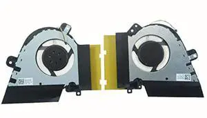 USKKS 12V 1A CPU & GPU Cooling Fan for ASUS ROG Zephyrus GU502 Series, 3 Watts, 4-Pin, Forced Air, Laptop Cooling Fan