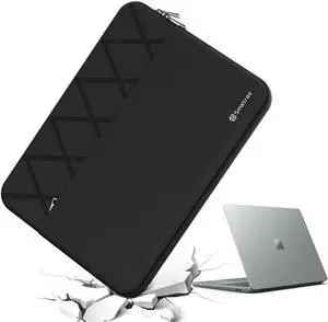 Smatree 15 inch Laptop Sleeve for Microsoft Surface Laptop for Business Copilot+PC, for Surface Laptop7 Protective Case with Accessory Pocket, YKK Zipper, Patented Super Corner Design (E424)