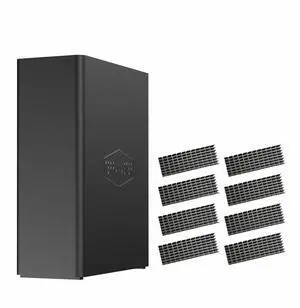TERRAMASTER F8 SSD NAS Storage - 8Bay All SSD NAS Server N95 QuadCore CPU, 8GB DDR5 RAM, 10GbE Port, 8 Heat Sinks Included, Palm-Sized Powerful Network Attached Storage (Diskless)