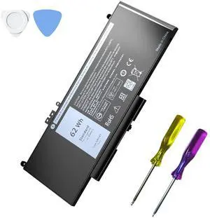 Gihebac 62WH 6MT4T Laptop Battery for Dell Latitude E5470 E5570 Battery 14 5470 E5470 15 5570 E5570 Precision 15 3510 M3510 Series 7V69Y 79VRK TXF9M HK6DV 07V69Y 7.6V