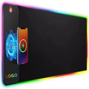 Viedarode Wireless Charging RGB Gaming Mouse Pad,800x300x4MM,15W LED Large Mouse Mat,10 Light Modes Mousepad,Non-Slip Rubber Base,Keyboard Mat,Desk Mat for Gaming, MacBook,PC,Laptop,Desk Viedarode Wireless Charging RGB Gaming Mouse Pad,800x300x4MM,15W LED Large Mouse Mat,10 Light Modes Mousepad,Non-Slip Rubber Base,Keyboard Mat,Desk Mat for Gaming, MacBook,PC,Laptop,Desk