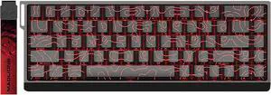 JOMKIZ MADLIONS MAD 68 Pro Rapid Trigger Magnetic Switch Wired Gaming Mechanical Keyboard, Aluminum Alloy Housing, Adjustable Actuation, 8K Hz Polling Rate, Hall Effect Gasket-Mounted, RGB HotSwap