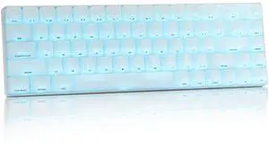 OHY XVX HE68 60 Percent Gaming Keyboard,Hall Effect Magnetic Switches, CNC Aluminum Frame, Rapid Trigger Keyboard w Topographic IMD Keycaps, 8KHz Polling Rate, Adjustable Actuation,Hot-Swap-Ice Crack