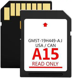 JXTVANCL 2025 Updated Ford Sync Navigation SD Card A15 (2024 Latest Map) - Compatible with Ford F150/F250/F350/F450/F550/Ranger, GM5T 19H449 AJ