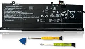 AOMKA WE04XL Battery Replacement for HP Envy X360 16-AC 16-AD 2-in-1 Spectre X360 14-EU 2-in-1 Pavilion Plus 16-AB 16T-AB Pavilion Plus 14-ey 14-ew Series N39817-CF1 HSTNN-WB0F N39857-005 68Wh 7.72V