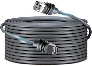 BATIGE Starlink Gen 3 Cable 75FT, Outdoor-Grade Construction Starlink Replacement Cable, High-Speed Ethernet Cable for Starlink Satellite Internet Grey