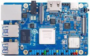 Orange Pi RV 4G RAM RISC V 4 Core LPDDR4 1.5GHz Frequency Development Board, 4K Video Decoding Wi-Fi 5+BT 5 Orange Pi RV Single Board Computer Run Debian