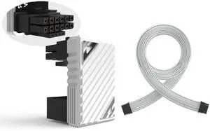 Formulamod 16 Pin GPU PCI-e 5.0 180 Degree Angled Connector+12VHPWR 16Pin(12+4P) Sleeve Modular Cable