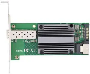 M.2 to 10Gb Ethernet Network Card, M.2 to NIC Card for Freebsd, for Linux, for ESXi, for Win, 10Gb SFP Plus Network Card with Interrupt Control, IEEE 802.3, SFF 8431