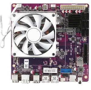 N150 NAS Board N355 Mini ITX Motherboard Soft Routing 6Bay NAS DDR5 / 6 SATA3.0 /2M.2 NVMe for NAS Enthusiasts Building high-Capacity Storage Solutions (N355+Joe Fan)