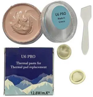 Original U6 PRO 100g Thermal Putty for VGA GPU IC Processor Rapid Cooling Thermal Pad Replacement Heat Blocking Putty High Performance, CSGR