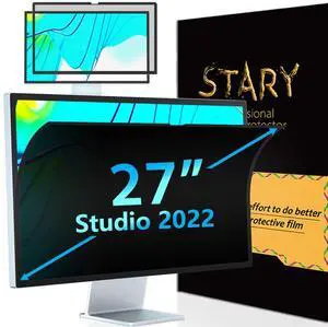 Stary Computer Privacy Screen Filter for Studio 27 inch 2022 Removable|Anti Glare|Anti Scratch|Blue Light-Blocking Monitor Privacy Screen Shield for Desktop Computer Studio 27"for Data Confidentiality