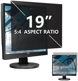 Computer privacy screen 19 inch, Removable 5:4 Aspect Ratio Widescreen Laptop Monitor,Eye Protection Anti Glare Blue Light Slide Mount Tabs Cover Screen Protector for privacy screen filter 19 inch