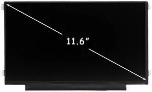 FIRSTLCD NT116WHM-N11 NT116WHM-N21 NT116WHM-N42 V8.0 LCD LED Display Screen Replacement Assembly,11.6" 1366x768 WXGA HD(Non Touch,Right & Left Mounting brakets)