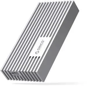ORICO 40Gbps NVMe SSD Enclosure, M.2 to USB-C Adapter for NVMe M-Key 4TB SSD 2280, Aluminum M2 External SSD Case, Compatible with Thunderbolt 3/4 USB3.2/3.1/3.0/Type-M234-Silver