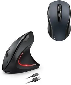 TECKNET Bluetooth Mouse Ergonomic Mouse