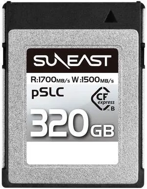 SUNEAST ULTIMATE PRO CFexpress Type B Card 320GB pSLC Series SE-CFXB320S1700