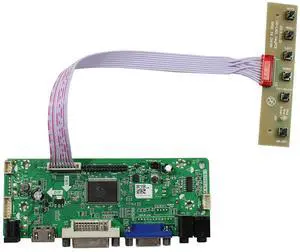 VSDISPLAY DVI VGA Audio LCD Controller Board 68676 Compatible with 32" 32 inch 1920x1080 HV320FHB N00 N02 N10 N80 N4K F40 LVDS Interface LCD Screen