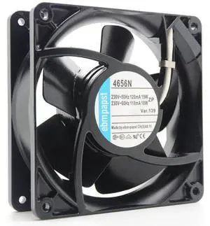 EBM papst 4656N 12038 1238 12cm 120mm AC 220V all Metal aluminium cooling server industrial fan high tempreture
