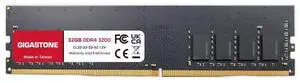 DDR4 RAM GIGASTONE 32GB DDR4 3200MHz (2933MHz or 2666MHz) PC4-25600 (PC4-23400, 21300) CL22 1.2V UDIMM 288 Pin Unbuffered High Performance Non ECC PC Desktop Memory Upgrade