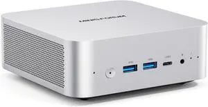 MINISFORUM AI X1-255 Mini PC AMD Ryzen 7 255 (8C/16T, up to 4,9 GHz), 32 GB DDR5 RAM 1 TB M.2 SSD,HDMI/DP/USB4 (4K@120 Hz), Dual Speaker/DMIC,USB-A X 3, 2.5G LAN, Wi-Fi 7/BT5.4