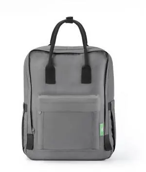 Waterproof Recycled Canvas Twin-Handle Backpack  Sustainable Laptop Backpack