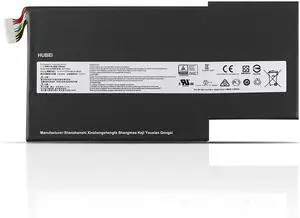 Hubei BTY-M6J BTY-U6J Laptop Battery Replacement for MSI GS63 GS63VR GS73 GS73VR 6RF-001US BP-16K1-31 6RF-013CN 7RG-035CN 7RF-284CN Series(11.4V 64.98Wh 5700mAh)