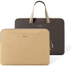 Tomtoc 15-16 Inch Slim Laptop Carrying Bag for MacBook Pro/Air, Surface Laptop, Water-Resistant Case