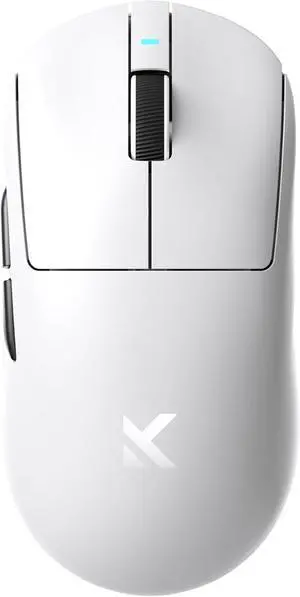 Hyekit MCHOSE A7 Ultra Wireless Esports Gaming Mouse, Wireless/Wired Dual 8K Polling, 42,000 DPI, PAW3950 Optical Sensor, 59g Lightweight, 5 Programmable Buttons, 130 Hr Battery, for PC & Mac - White