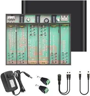 Mini UPS Battery Backup with Replaceable Lithium Battery, DC 5V/9V/12V 4A Output for Router/Modem/LED Lights/Electronics, Portable Uninterruptible Power Supply for Home Office