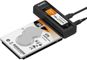 MAIWO M.2 NVMe to 2.5'' 3.5'' Offline Clone Enclosure,M.2 to SATA SSD HDD Cloner, USB-C Type-C Max 10Gbps Standalone Clone Duplicator