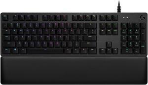 Logitech G513 Carbon LIGHTSYNC RGB Mechanical Gaming Keyboard with GX Blue Switches