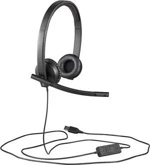 Logitech USB Headset H570e Stereo - Black