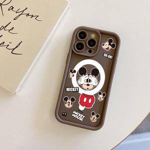 Case For iPhone 12 Pro Funny Shinning Mickey Mouse Full Protective Phone Case Anti Drop Cover