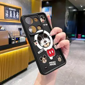 Case For Redmi Note 13 Pro 5G Funny Shinning Mickey Mouse Full Protective Phone Case Anti Drop Cover