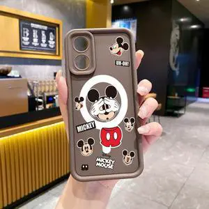 Case For OPPO A17 Funny Shinning Mickey Mouse Full Protective Phone Case Anti Drop Cover